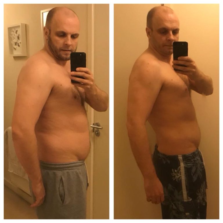 dave before and after picture